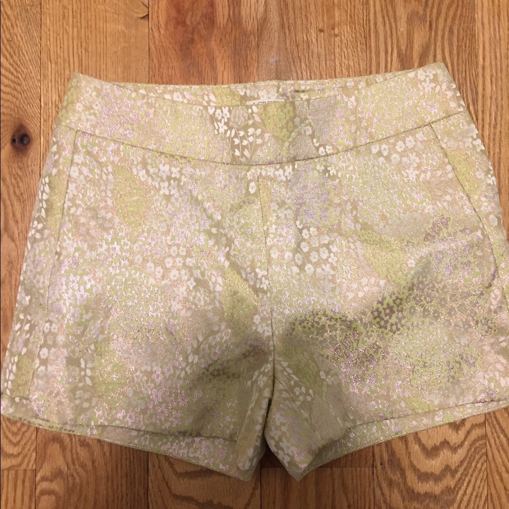 J Crew floral print shorts